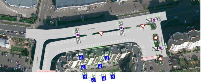 Схема ограничений парковки на Лацкова,1. Инфографика: пресс-служба администрации г.о.Жуковский